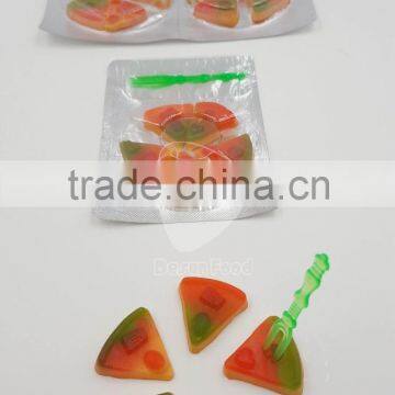 Rubber Pizza Gummy Candy With Fork photo-6