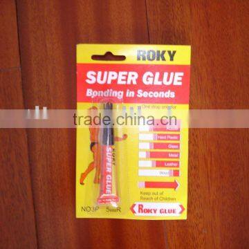 single card packing quick bonding 3g super glue