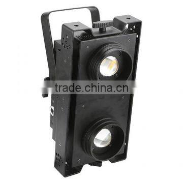 2 Eyes LED Audience Blinder stage show light COB 2X100W Cool White LED Blinder 400