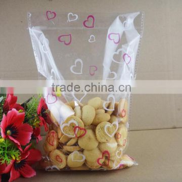 printed opp wicket oil-resistance plastic packaging bag for cookies/biscuits/chips /snacks