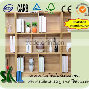 functional assemble mdf book cabinet/bookcase display home furniture diy