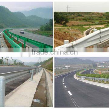 steel highway guardrail