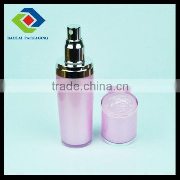 30ml pink cosmetic lotion bottle for essence cream&cosmetic jar