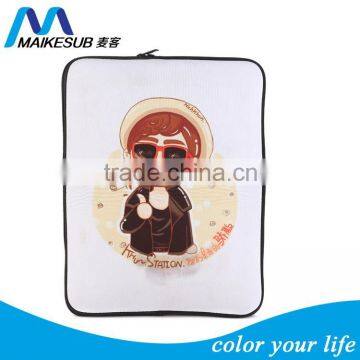 Sublimation laptop bag with zipper