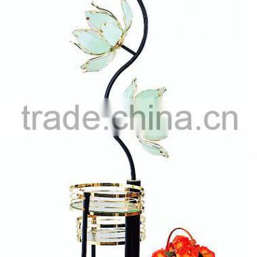 Traditional metal lotus Floor Lamp with UL certificate