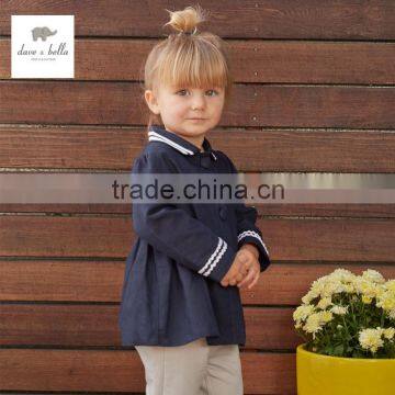 DB3365 dave bella spring new arrivel infant clothes toddler coat baby outwear hoodie wholesale baby clothes children hoddies