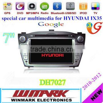 special car DVD player for HYUNDAI IX35 with DVB-T Tuner,3G,GPS,iPod,RDS,(optional) DH7027