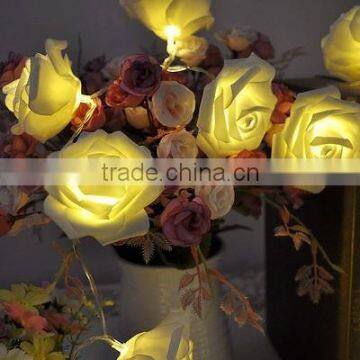 2016 new product led rose christmas decorative light for wedding party christmas decoration