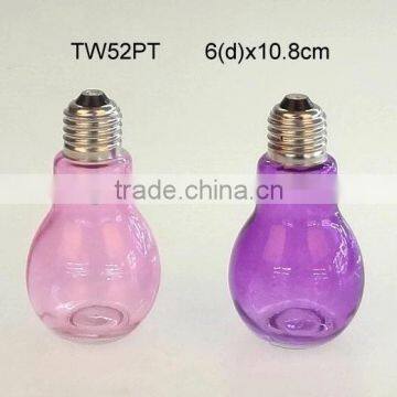 TW52PT Glass Salt and Pepper Shaker Sprayed With Color