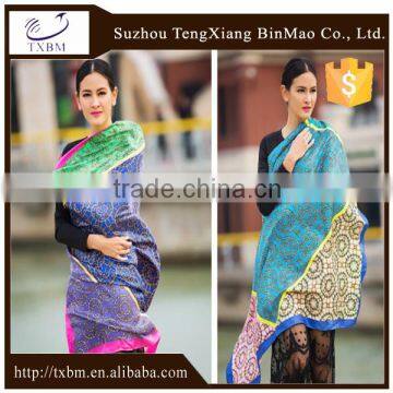 ladies silk scarves 125*125cm / SILK SHAWL / SCARF