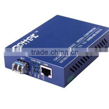 new brand gigabit sfp Media Converter fiber to rj45 converter sfp media converter with low factory price SFP port