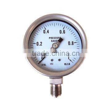 High Quality Stainless Steel Pressure Meter With Best Price in Ningbo