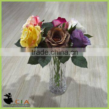 Romantic Wedding Decoration Silk Flower for Flower Arrangement , Artificial Rose Flower