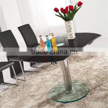 Foshan Dining Table China Indoor Round Glass Table