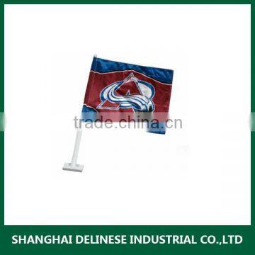 custom logo car window flag with pole