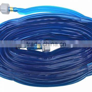 PVC Garden Flat Irrigation Soaker Water Hose 25FT