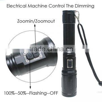 1200 Lumen 10W Cree T6 Auto Zoom Emergency High Power LED Torch photo-3