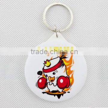 *cartoon design mirror with key chain