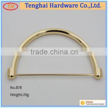 Fashion zinc alloy semicircle big handles for leather bag