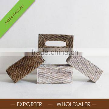 NEW Square Durable Rattan Basket/ Wholesale Handmade Storage Basket