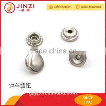 Quality metal sewing button for bags and leather