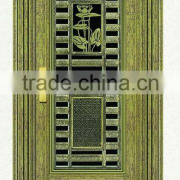 Stainless steel imitate bark grain security front door/entry door seam door