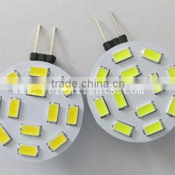 g4 led bulb light 12v led g4 light bulb 2W 12pcs 5730 leds led lamps led g4 12v high quality 3 years warranty