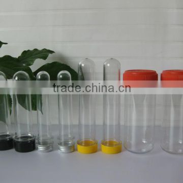 OEM clear plastic test tube