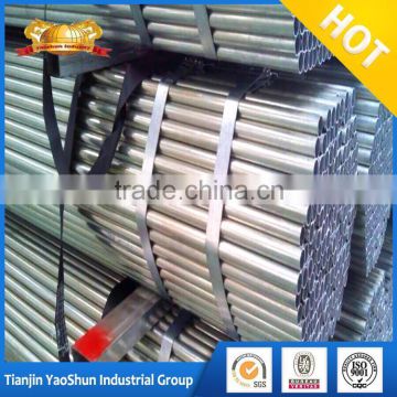 Hot dipped and pre Galvanized Steel conduit tube for Scaffolding