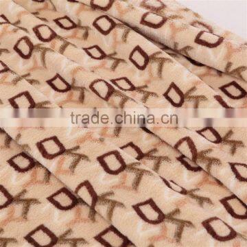 Printed Microfiber coral Fleece Blanket Throw