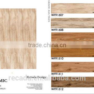 non-slip wood look porcelain floor tile 15X90