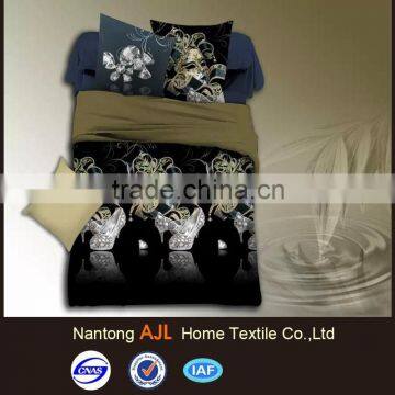 120g/m2 polyester hot selling 3d bed sheet sets