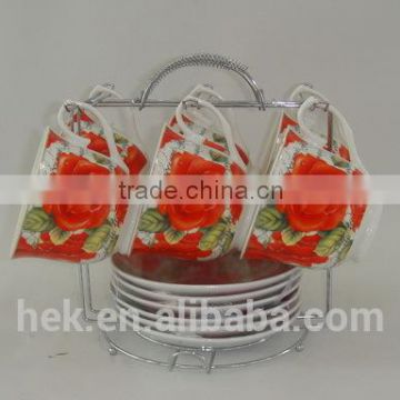 bulk ceramic porcelain tea cup and saucer sets