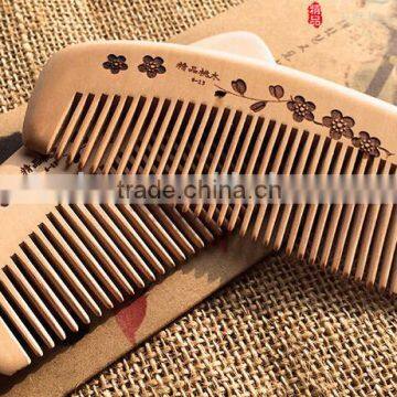 Personalized Hair Comb Wholesale, Custom Curve Handle Hot Pocket Comb photo-5