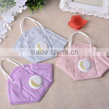 custom cheap pm2.5 protection cotton disposable mask respirator