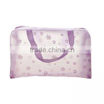 Casual Totes Handbag Fashion Ladies PVC Portable Makeup Cosmetic Bag