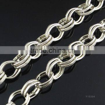 double link metal accessories chain