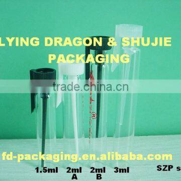 Tester glass botlle,perfume glass bottle,small glass vial,1ml.2ml.3ml