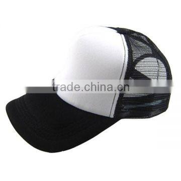 Sublimation Black White Foam Mesh Trucker Cap Quality Choice photo-4