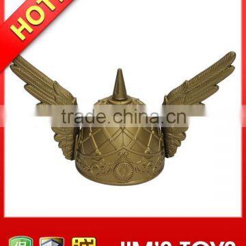 Gold Plastic Viking Hat with Angel Wings Parties & Carnivals & Christmas Plays
