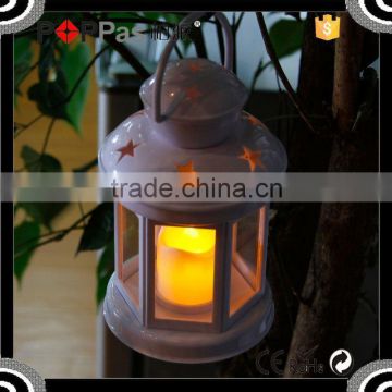 2015 Promotion Poppas BS10 Star Pantern Colorful Selection Hanging Led Candle street lantern