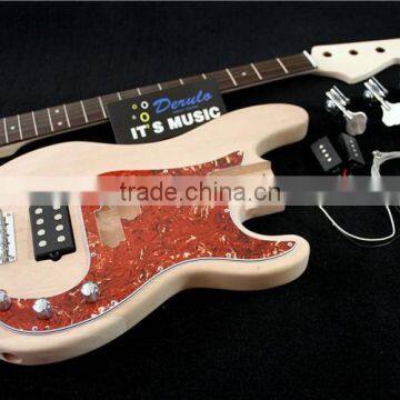 China Unfinished Competitive DIY High Electric Bass Guitar Kits