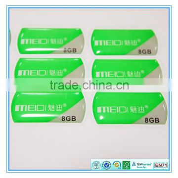 1.5*3cm epoxy stickers for USB