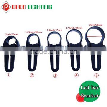 Round 2'' Universial Led Light Bar Mounting Brackets