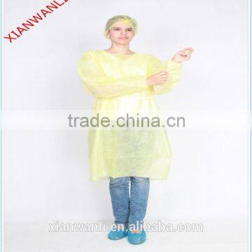 Disposable Breathable Half Lamination Chemotherapy Gown