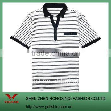 Classical double mercersized cotton men polo shirt