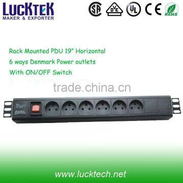 Denmark socket pdu with switch