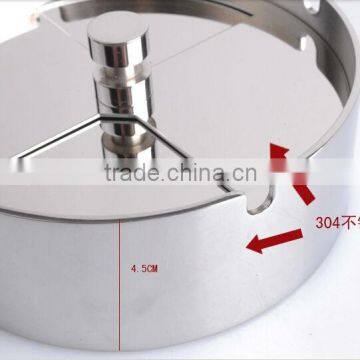 stainless steel round ashtray
