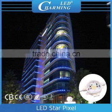 Waterproof digital LED Pixel Lights for Outside architecture