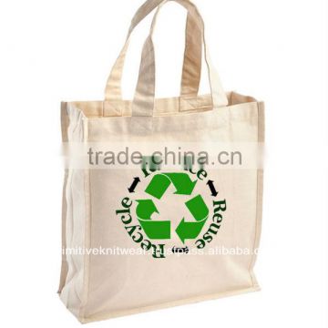 Reusable Canvas Shopping Bag with Handles